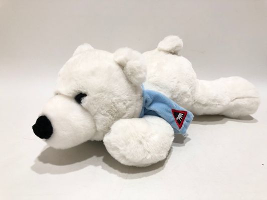100% PP 면 경품은 아이들에 있어서의 작은 거짓말하는 북극 흰곰 호화로운 장난감 경품을 채웠습니다
