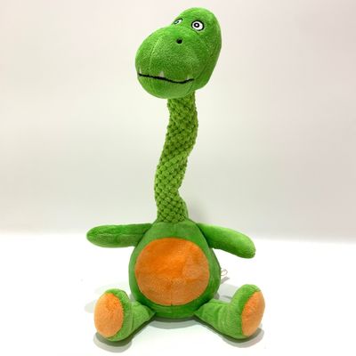 반복하는 공룡 W/ 트위스트 목 ICTI 감사를 기록하는 아이들 호화로운 장난감