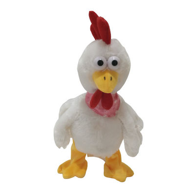 32cm 12.6 인치 귀여운 춤 노래 부드러운 장난감 닭 암탉 박제 동물