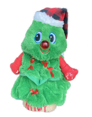 불빛과 크리스마스 산타 나무 호화로운 장난감