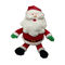 0.28m 11.02'' 노래하는 산타클로스 아버지 크리스마스 꼭 껴안고 싶은 장난감 LED 빛