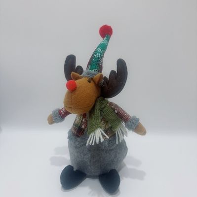 20cm 크리스마스 플러시 장난감 순록 박제 동물 장난감 다채로운