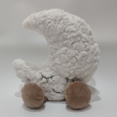 숨쉬기 효과와 LED 조명으로 어린이들을 위한 플러시 스리핑 달 장난감