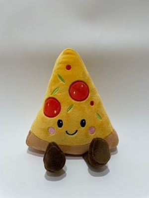 7개 피자 모듬 봉제 장난감, 아이들과 집 장식을 위한 귀여운 음식 인형