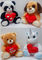 4 ASSTD 어린이들은 사랑스러운 테디 Bear/Uuicorn/Panda/Dog 호화로운 장난감을 제공합니다