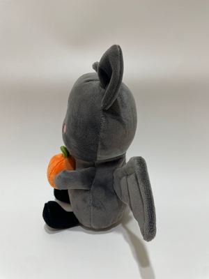 7 PCS 다양한 박쥐와 수박 펄스 장난감, 귀여운 음식 어린이 및 가정 장식을위한 포장 동물