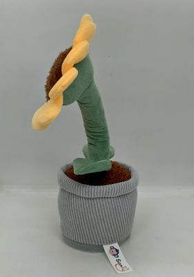 해바라기 녹음 봉제 인형, 봉제 소재 및 100% PP 면으로 제작