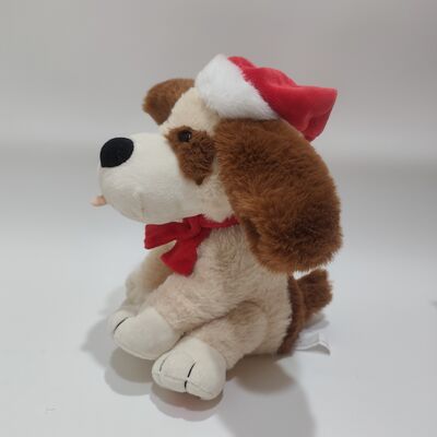 뮤지컬 노래하는 크리스마스 귀가 움직이는 개