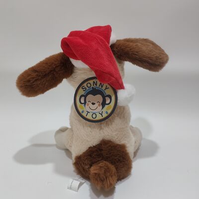 뮤지컬 노래하는 크리스마스 귀가 움직이는 개