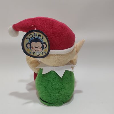 음악과 팔을 움직이는 피카부 엘프