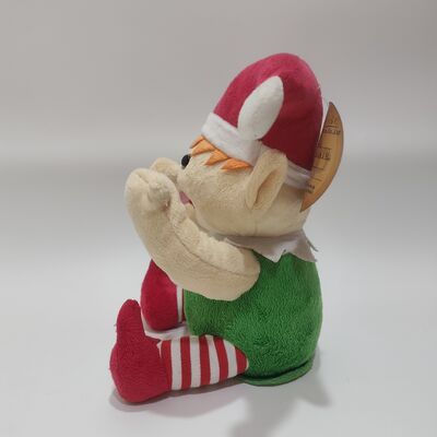 음악과 팔을 움직이는 피카부 엘프