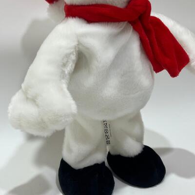 노래하고 춤추는 크리스마스 눈사람 봉제 인형 (음악 포함)