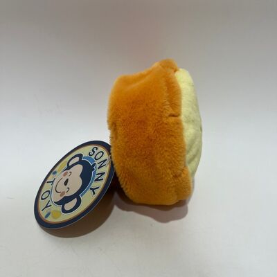 Kawaii Egg Tart Plush Toy Soft Stuffed Cute Food Plushie