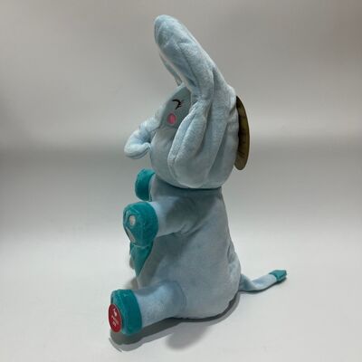 Interactive Peek-a-Boo Elephant Plush Toy with Recording and Singing Buttons Fun Voice Lines to Amuse Babies