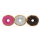 16cm 6.3in 개 도넛 씹기 애완 동물 봉제 완구 사운드 Fouction