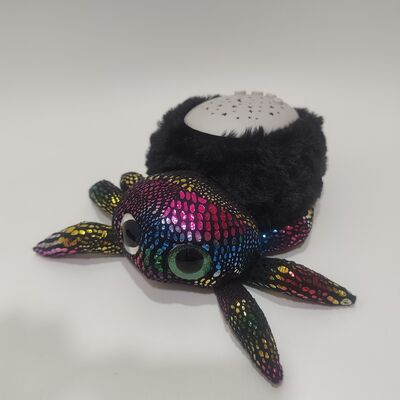 음악과 함께 플러시 스파이더 나이트 라이트 프로젝터