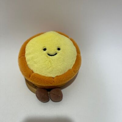 카와이 달걀 타트 플러시 장난감 부드러운 stuffed 귀여운 음식 플러시